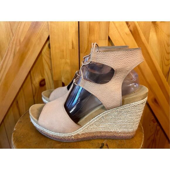 Lucky Brand Size 11  Yejida 3 Wedge Sandal Espadrille Wedge Heels - Picture 1 of 9